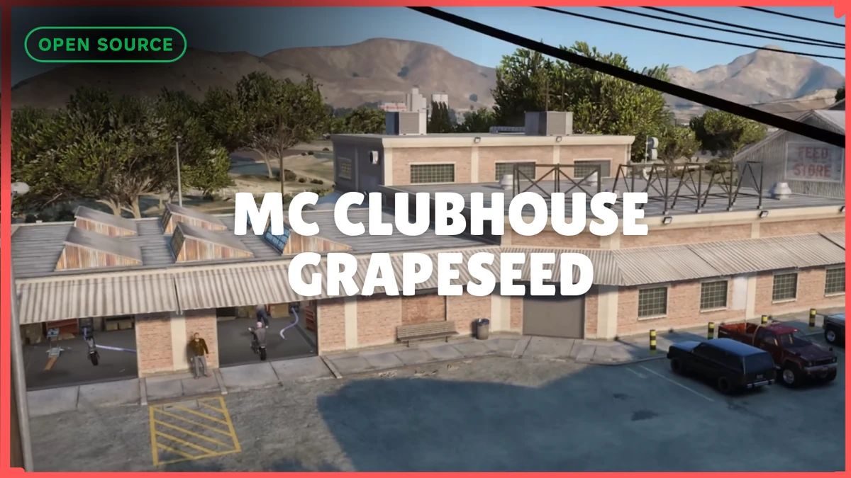 MC Clubhouse Grapeseed MLO FiveM | Motorcycle Club Clubhouse | Open Source